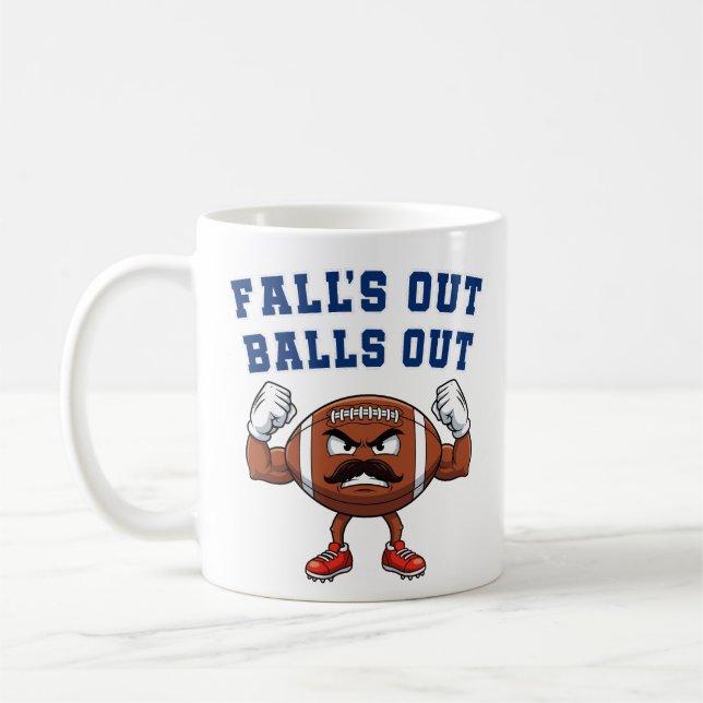 Fall’s Out Balls Out  Coffee Mug (Left)
