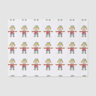 Fall scarecrow tissue paper