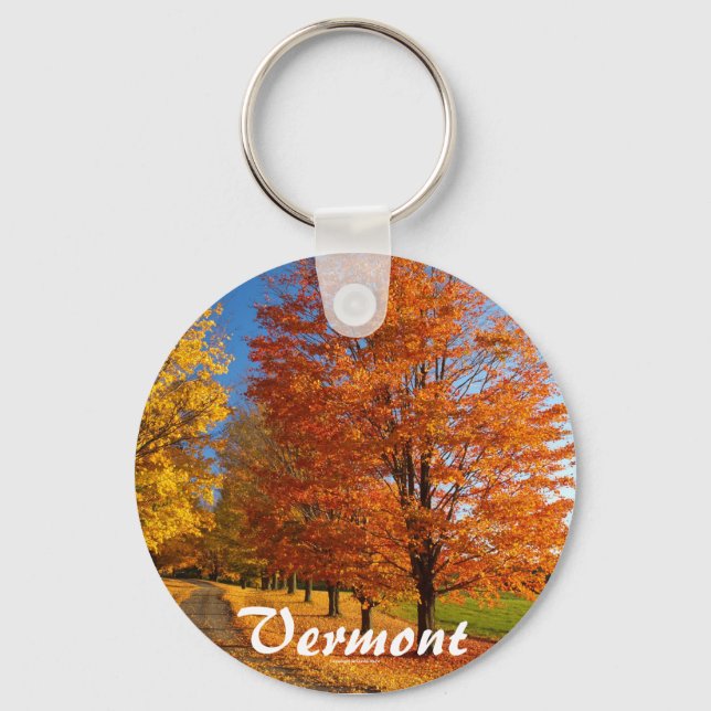 Fall Scene Key Ring (Front)