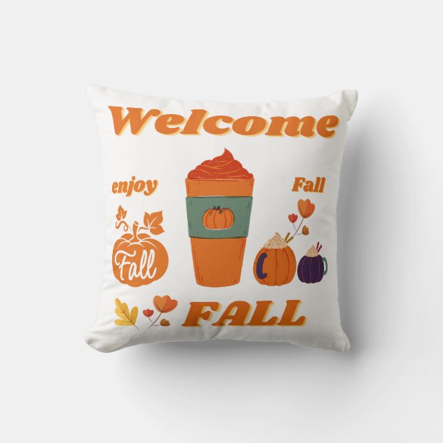 Fall season design cushion (Front)