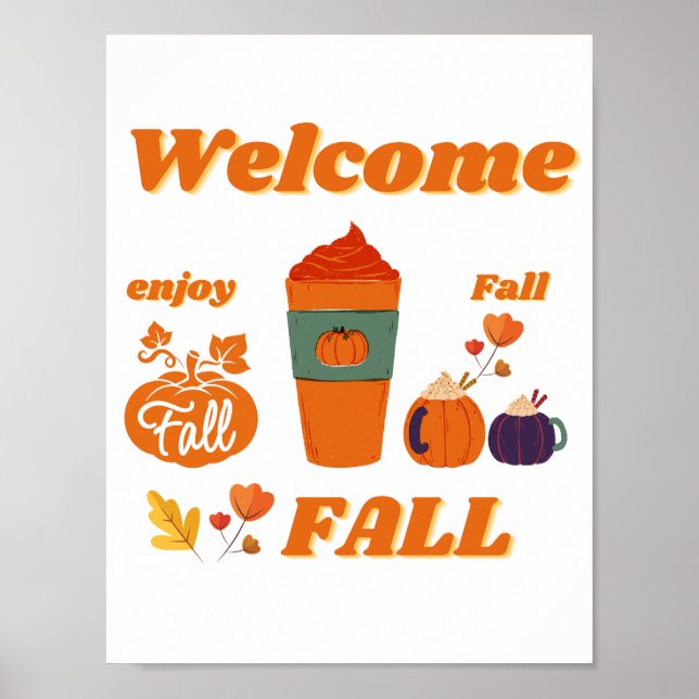 Fall season design poster (Front)