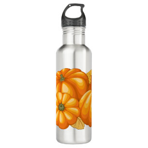 Fall Season Halloween Pumpkins Pattern 710 Ml Water Bottle