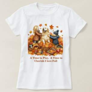 Fall Season Leaves Love Fall T-Shirt