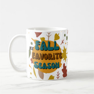 Fall Season My Favourite Season groovy vibes Coffee Mug