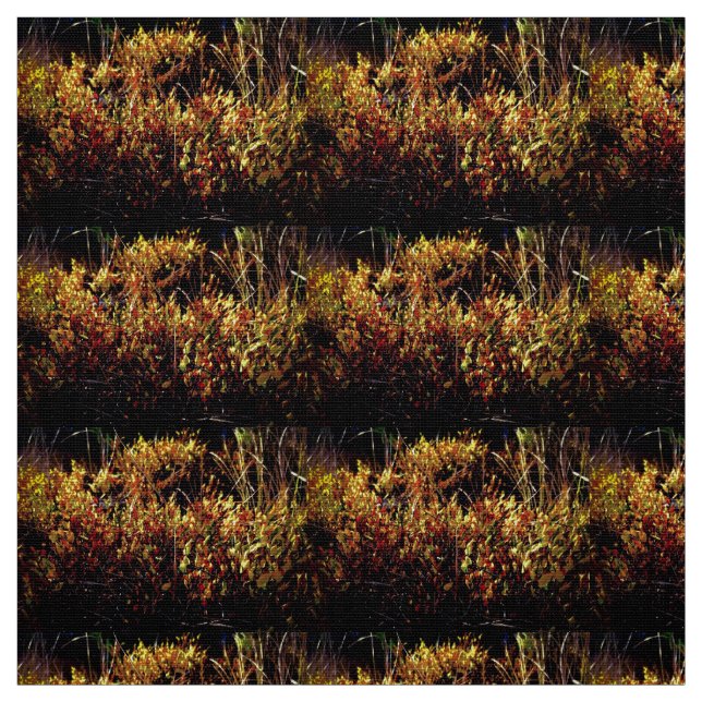 "Fall Season of Gold" Fabric (Swatch)