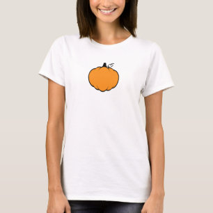 Fall Season Pumpkin Drawing T-Shirt