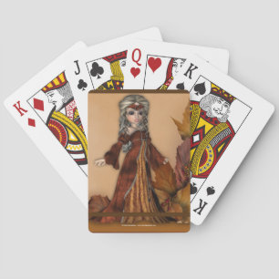 Fall Season Queen Playing Cards