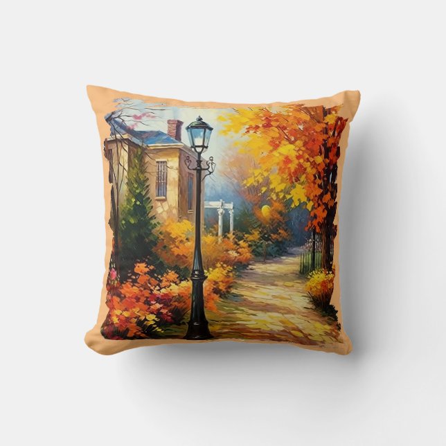Fall Series Throw Pillow (Front)