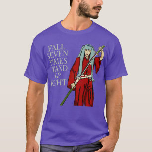 Fall Seven Times Stand Up Eight Sticker T-Shirt