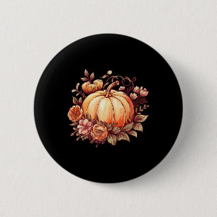 Fall Shirt Women Autumn Pumpkin Graphic Vintage Th 6 Cm Round Badge