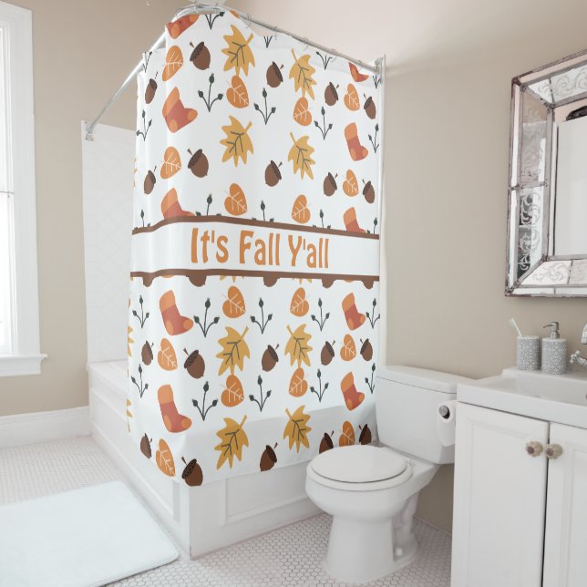 Fall Shower Curtain (In Situ)