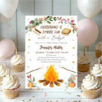 Fall S'mores Campfire Pumpkin Baby Shower