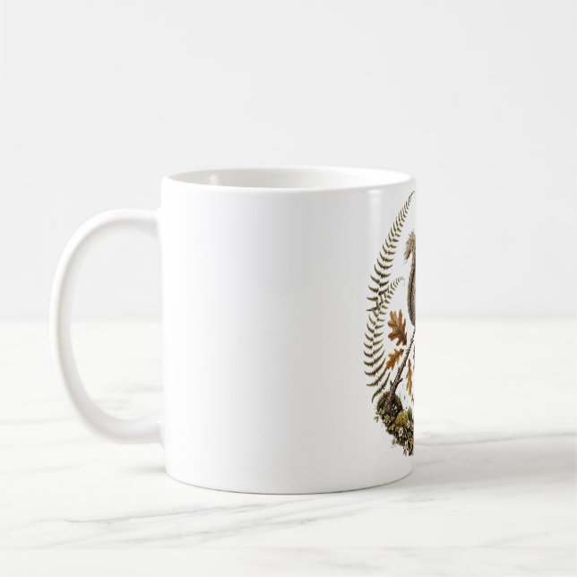 Fall Squirrel Tote Bag Coffee Mug (Left)