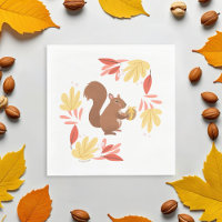 Fall Squirrel with Nut