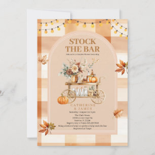 Fall String lights Stock The Bar Couple Shower  Invitation