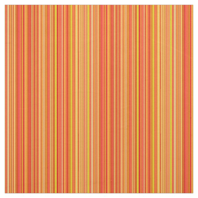 Fall stripe pattern Pima cotton fabric (Swatch)