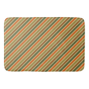 FALL STRIPES BATH MAT