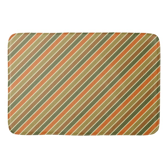 FALL STRIPES BATH MAT (Front)