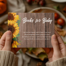 Fall Sunflower | Books for Baby | Baby Shower