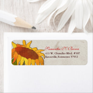 Fall Sunflower Business Address