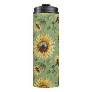 Fall Sunflowers  Thermal Tumbler
