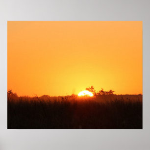 Fall Sunrise Breaks 20x16 Poster Print Wall Art