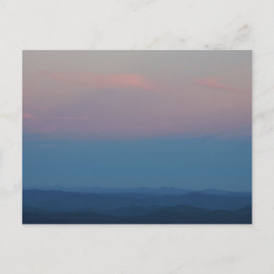 Fall Sunset in the Blue Ridge Mountains Postcard