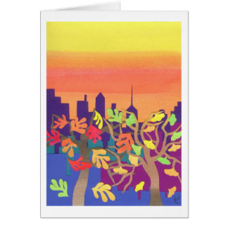 Fall Sunset over NYC