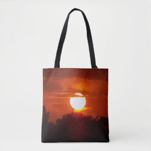 Fall Sunset Tote Bag