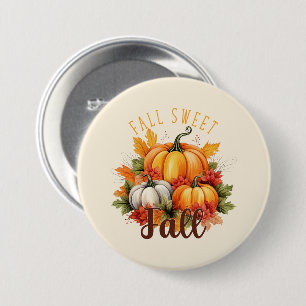 Fall Sweet Fall 7.5 Cm Round Badge