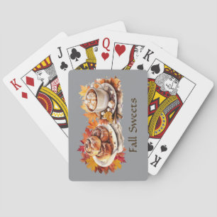 Fall Sweets Playing Cards