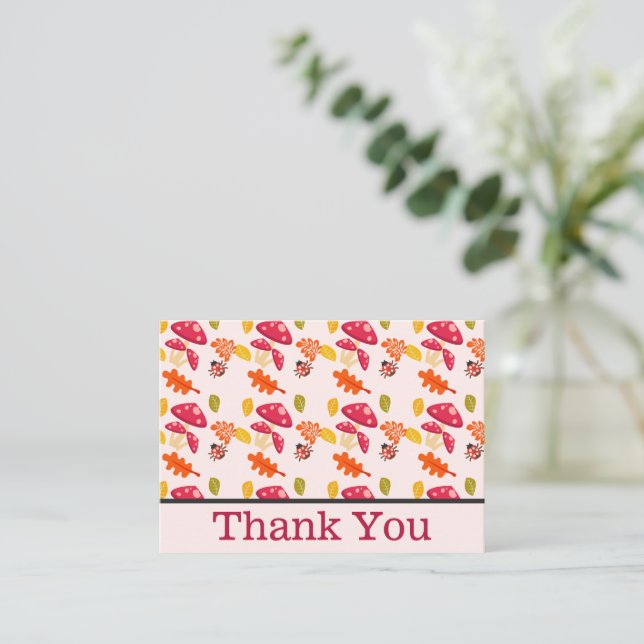 Fall Thank You Card (Standing Front)