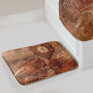 Fall theme beuatiful bath mat