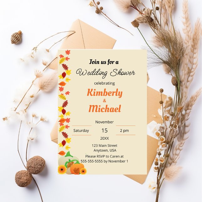 Fall Themed Any Occasion  Invitation (Creator Uploaded)