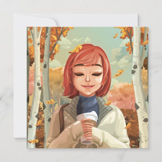 Fall Themed Holiday Card (Front)