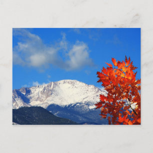 Fall Time in the Colourful Rocky Mountains Postcard