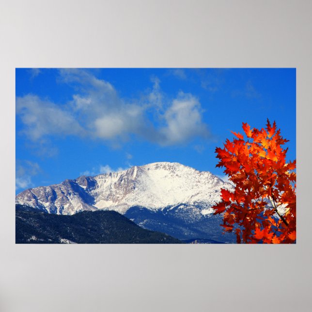 Fall Time in the Colourful Rocky Mountains Poster (Front)