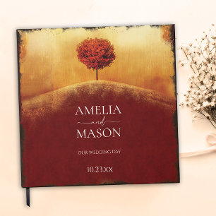 Fall Tree Elegant Wedding Guestbook