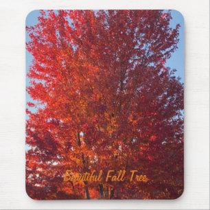 Fall Tree Picture   Mouse Mat