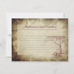 Fall Tree Wedding Writable Advice Card<br><div class="desc">These adorable Writable Advice Cards are perfect addition to any Wedding. Simply hand these cards to your guests, along with fine tip Sharpie pens. Your guests can then write down any advice they have for the new bride and groom. These are printed at a 4.25" x 5.6" size on glossy...</div>