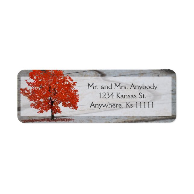 Fall Tree with barnwood labels (Front)