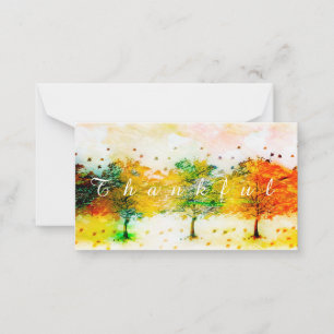 Fall trees custom Note Card