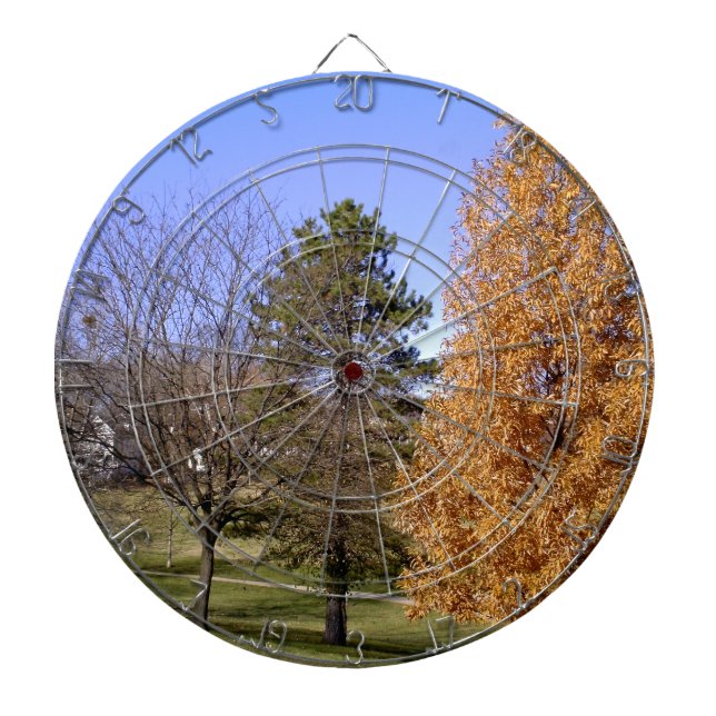 Fall Trees Dartboard (Front)