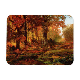 Fall Trees in Cresheim Glen (Philadelphia) Magnet