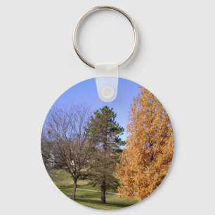 Fall Trees Key Ring