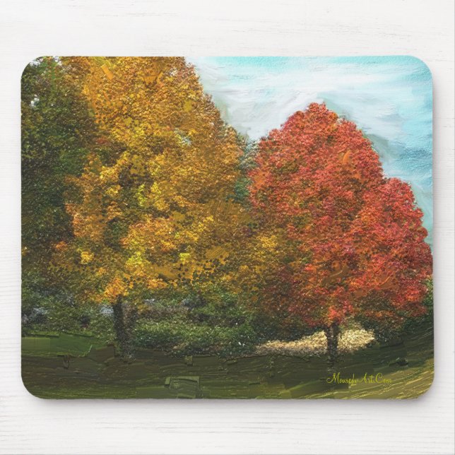 Fall Trees Mousepad (Front)