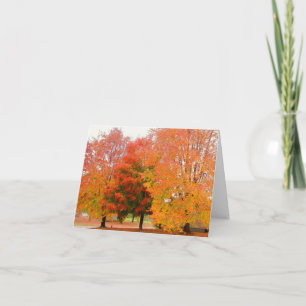 Fall Trees Note Card