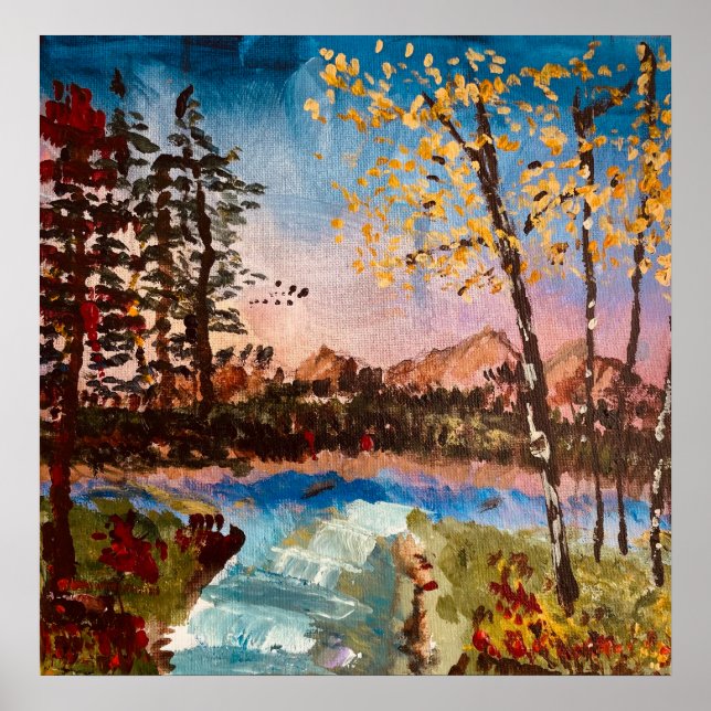 "Fall Trees:   Poster (Front)