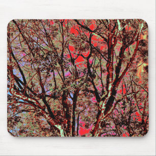 FALL TREES UK MOUSE MAT