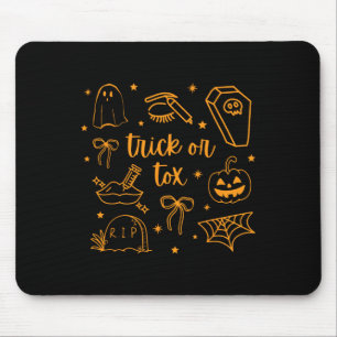 Fall Trick Or Tox Botox Halloween Aesthetic Nurse  Mouse Mat